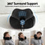 Wanderlite Travel Pillow for Airplanes Memory Foam Neck Pillows for Traveling, Soft & Washable Cover with Storage Bag, Portable Plane Accessories for Airplanes Offices Cars, Black