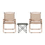 Weisshorn 3pc Camping Table Chair Set Outdoor Folding Aluminium Portable Picnic