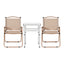 Weisshorn 3pc Camping Table Chair Set Outdoor Folding Aluminium Portable Picnic