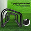 Weisshorn 5 Bike Stand Rack Bicycle Storage Floor Parking Holder Cycling Black