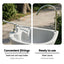 Weisshorn Camping Basin Portable Hand Wash Sink Stand 19L Capacity