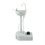 Weisshorn Camping Basin Portable Hand Wash Sink Stand 19L Capacity
