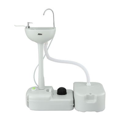 Weisshorn Camping Basin Portable Hand Wash Sink Stand 43L Capacity