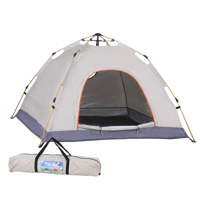 Weisshorn Camping Tent Instant Tent Pop up 2 Person Outdoor Hiking Tents Hiking Beige