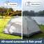 Weisshorn Camping Tent Instant Tent Pop up 2 Person Outdoor Hiking Tents Hiking Beige