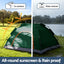 Weisshorn Camping Tent Instant Tent Pop up 2 Person Outdoor Hiking Tents Hiking Green