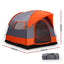 Weisshorn Camping Tent SUV Family Camping Car Tent 6-8 Person 250cm Orange
