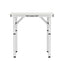 Weisshorn Folding Camping Table 60CM Adjustable Portable Outdoor Picnic Desk