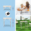 Weisshorn Folding Camping Table 60CM Adjustable Portable Outdoor Picnic Desk