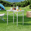 Weisshorn Folding Camping Table 60CM Adjustable Portable Outdoor Picnic Desk