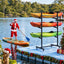 Weisshorn Kayak Storage Rack 3-Tier Canoe SUP Paddleboard Garage 80kg Casters