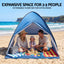 Weisshorn Pop Up Beach Tent UPF50+ Sun Shade 2-3 Person Lightweight