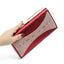 Womens Clutch Hand Bag Diamante Wedding Formal Party Bridal Red