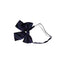Womens Dark Purple & Black Tarten Patterned Shirt Collar Bow Tie