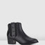 Womens Hush Puppies Calypso Shoes Black Dress Formal Comfort Boots