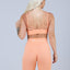Womens Origami© CROP TOP Sunburst