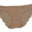 Womens Sexy Underwear With Lace Back Panties Undies Lingerie Soft Peach