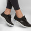 Womens Skechers Arch Fit Refine - Lavish Wish Black/White Walking Shoes