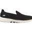 Womens Skechers Go Walk 6 - Big Splash Black/White Walking Shoes