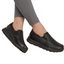Womens Skechers Nampa - Annod Slip Resistant Black Wide Fit Shoes