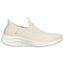 Womens Skechers Slip-Ins Ultra Flex 3.0 Cozy Streak Natural Athletic Shoes