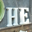 Wooden Letters Small 15cm White Alphabet Wedding Home Birthday - R