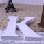 Wooden Letters Small 15cm White Alphabet Wedding Home Birthday - R