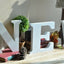 Wooden Letters Small 15cm White Alphabet Wedding Home Birthday - R