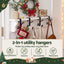 Jingle Jollys Christmas Garland Hangers X4 Stocking Hooks Wreath 2-In-1 No Drill