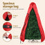 Jingle Jollys 2.4m Pre-Lit Christmas Tree 1488 LED Green with Red Storage Bag