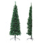 Jingle Jollys 1.8m Pre-Lit Christmas Tree Slim Pencil Xmas Tree Corner Tree