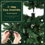 Jingle Jollys 2.4m Pre-Lit Christmas Tree Slim Pencil Xmas Tree Corner Tree