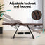 Zenses Beauty Bed with Stool, Brown, Adjustable Facial Massage Table, Tattoo Chair, Salon Services
