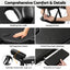 Zenses Massage Table 55cm Portable 2 Fold Aluminium Beauty Bed Black