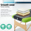 Zenses Massage Table 70cm Portable 3 Fold Wooden Beauty Bed Green