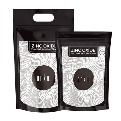 Orku Zinc Oxide Powder Food Grade 99.9% ZnO Fine Raw Material Bags