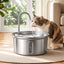 i.Pet 3.2L Cat Water Fountain Pet Feeder Dog Drinking Dispenser 304 Stainless Steel