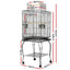 i.Pet Bird Cage 145cm Large Aviary