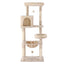i.Pet Cat Tree 143cm Tower Scratching Post Trees Scratcher Condo House Beige