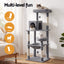 i.Pet Cat Tree 143cm Tower Scratching Post Trees Scratcher Condo House Grey