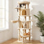 i.Pet Cat Tree Tower 167cm Large Scratching Post Furniture Scratcher House Beige