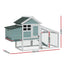 i.Pet Chicken Coop Rabbit Hutch 150cm x 60cm x 93cm Large Chicken Coop House Run Cage Wooden