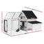 i.Pet Chicken Coop Rabbit Hutch 166cm x 120cm x 112cm Large Chicken Coop House Run Cage Wooden