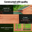 i.Pet Chicken Coop Rabbit Hutch 220cm x 44cm x 84cm Large Chicken Coop Run Wooden Outdoor Cage House