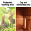 i.Pet Chicken Coop Rabbit Hutch 220cm x 44cm x 84cm Large Chicken Coop Run Wooden Outdoor Cage House