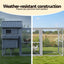 i.Pet Chicken Coop Rabbit Hutch Extra Large Wooden Run Bunny Cage Poultry House Outdoor