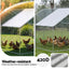 i.Pet Chicken Coop Rabbit Hutch Outdoor Run Walk in Hen Cage Ferret House 3x3x2m