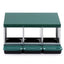 i.Pet Chicken Nesting Box Roll Away 3 Holes Metal Wall Mounted Nest Box Green