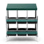 i.Pet Chicken Nesting Box Roll Away Metal Nesting Box Wall Mounted 6 Holes Green