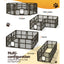 i.Pet Dog Playpen Enclosure 8 Panel Pet Fence Plastic Play Pen